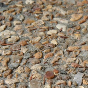 Béton désactivé tons naturels